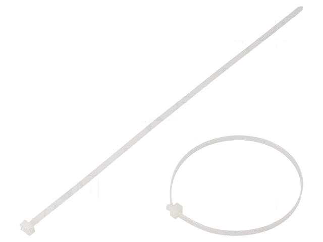 Kabelbinder; L: 206mm; W: 3,4mm; polyamide; 178N; natuurlijk