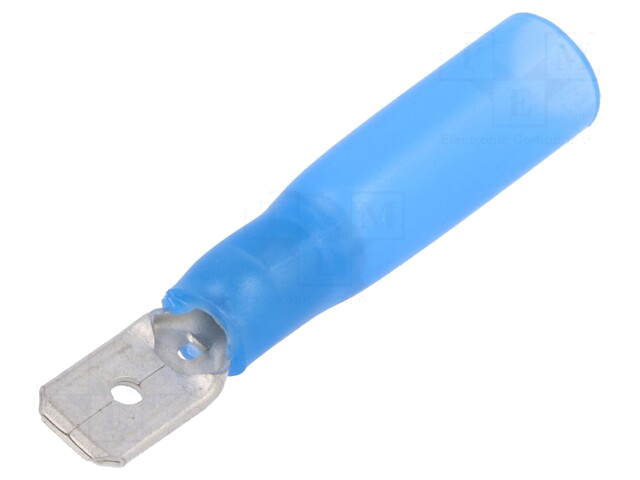 Connector: vlak; 6,3mm; 0,8mm; mannelijk; 1,5÷2,5mm2; klemmen