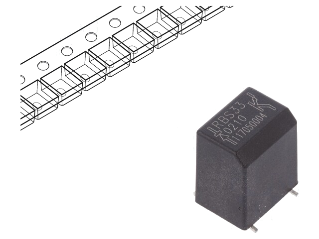 Sensor: kantelen; ±35°; -25÷85°C; OUT: SPST-NO; 3,3÷5VDC