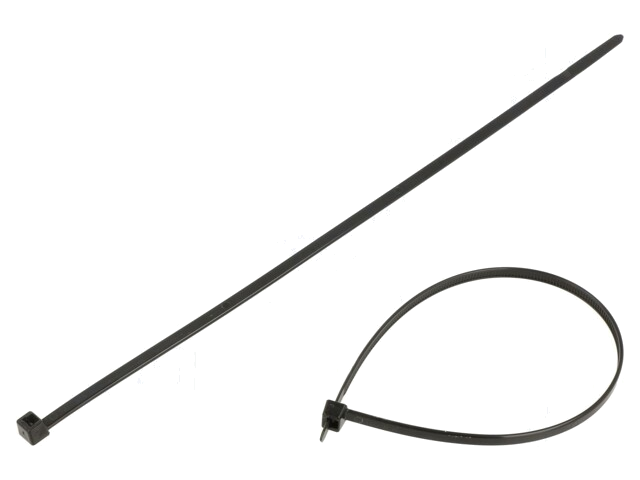 Kabelbinder; L: 270mm; W: 4,6mm; polyamide; 225N; zwart; Ømax: 73mm