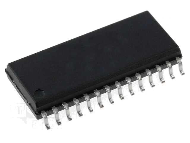 IC: microcontroller; SO28; Interface: JTAG,SPI,UART; Cmp: 1
