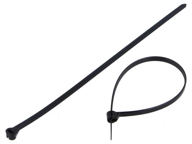 Kabelbinder; met metalen sluiting; L: 200mm; W: 4,8mm; polyamide