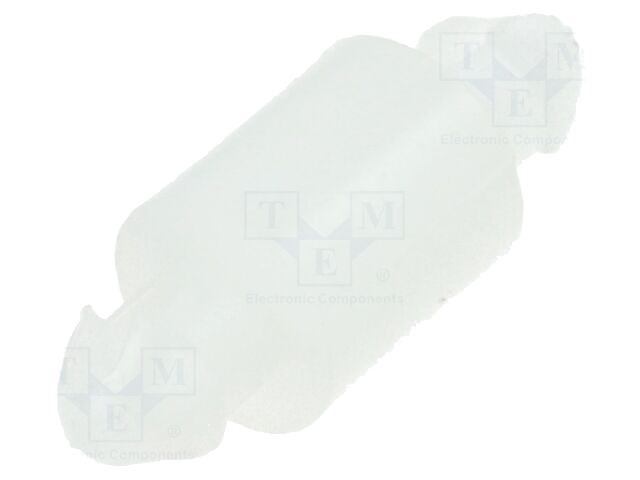PCB-afstand; polyamide; L: 5mm; klik/klik