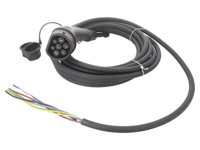 Kabel: eMobility; 1x0,5mm2,5x2,5mm2; 480V; 11kW; IP44; 7,5m; 20A