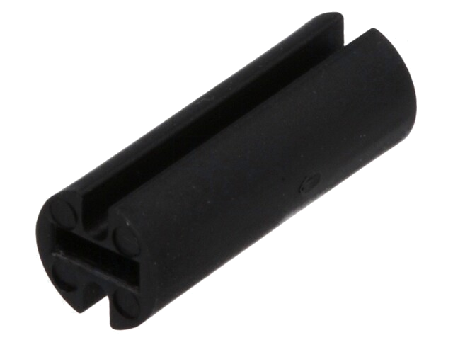 Afstandbus; LED; Øext: 4,5mm; ØLED: 3mm; L: 12mm; zwart; UL94V-2