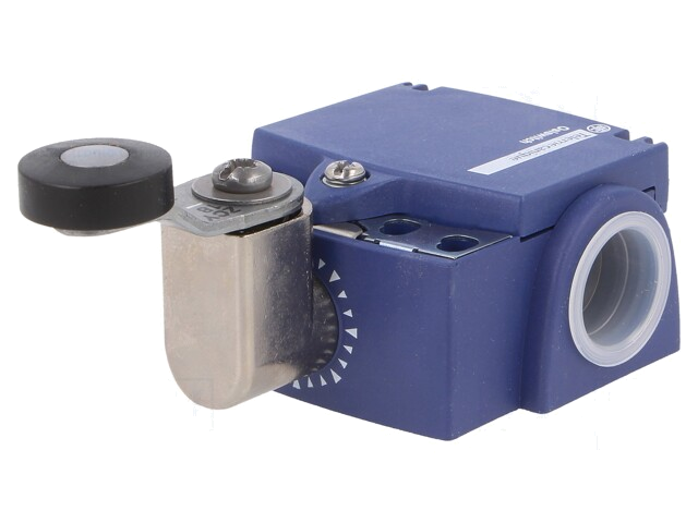 Eindschakelaar; hendel R 33mm, roller van kunststof Ø19mm