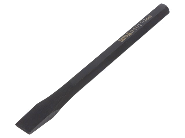 Platte beitel; L: 152mm; chroom-vanadium; Breed.tip: 12,5mm