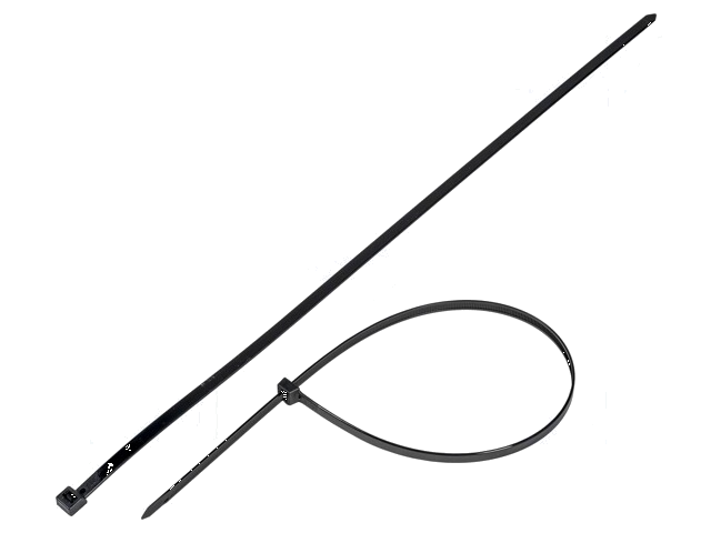 Kabelbinder; L: 600mm; W: 9mm; polyamide; 778N; zwart; Ømax: 175mm