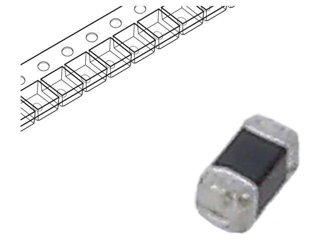 Ferriet: kraal; Imp.@ 100MHz: 30Ω; SMD; 1,7A; 0402; R: 35mΩ