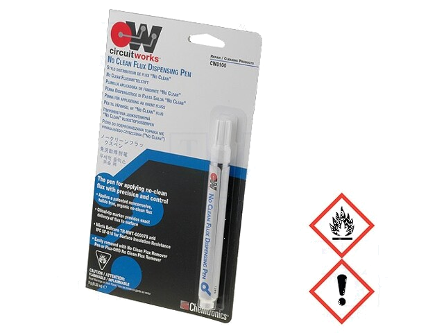 Flux: vioolhars; halogeenvrije,No Clean,ROL0; pennetje; 9ml