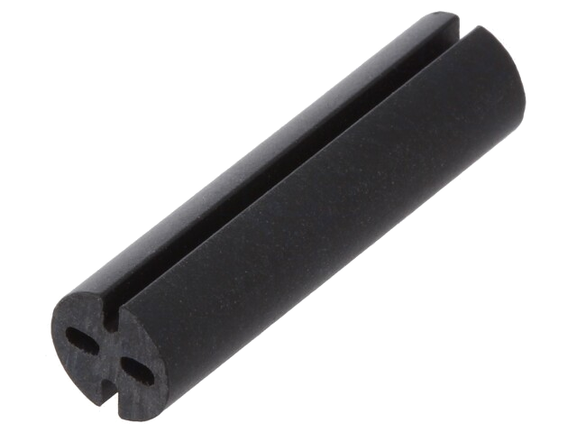 Afstandbus; LED; Øext: 5,1mm; ØLED: 5mm; L: 19mm; zwart; UL94V-0