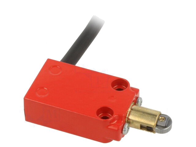 Eindschakelaar; metalen rol Ø10mm; NO + NC; 10A; max.250VAC; IP66