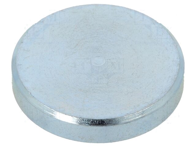 Magneet: vast; neodymium; 110N; Ø: 20mm; H: 3,5mm; staal
