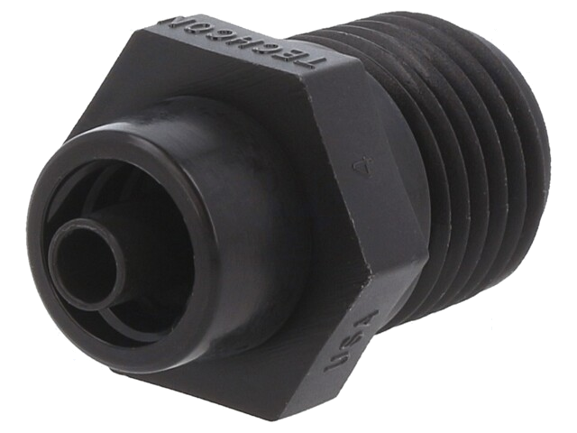 Adapter; zwart; Luer Lock; voor doseerpatronen; polypropyleen
