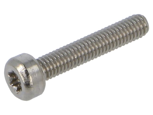 Schroef; M3x16; 0,5; Kop: cilinder; Torx®; TX10; roestvrij staal A2