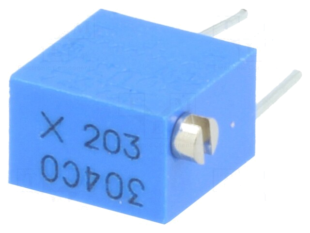 Potentiometer: montage-; staand,meerslagen; 20kΩ; 250mW; ±10%