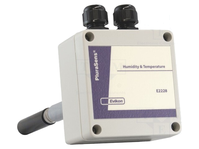 Omvormer: temperatuur en vochtigheid; 0÷100%RH; -40÷85°C; IP65