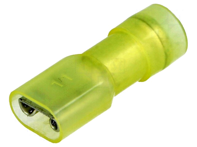 Connector: vlak; 6,3mm; 0,8mm; vrouwelijk; 4÷6mm2; klemmen; vertind