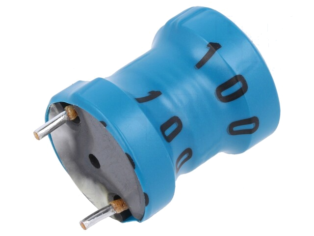 Smoorspoel: ferriet; 10uH; 9,6A; 20mΩ; ±20%; 10kHz