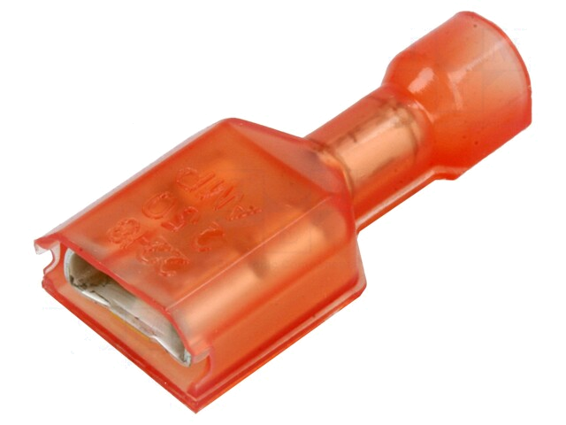 Connector: vlak; 6,3mm; 0,8mm; vrouwelijk; 0,32÷0,82mm2; klemmen