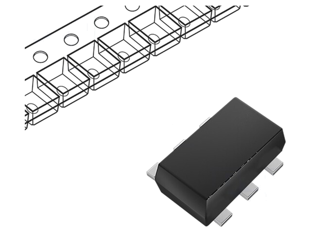 Diode: TVS netwerk; 14,2V; 50W; SOT666; rol,band
