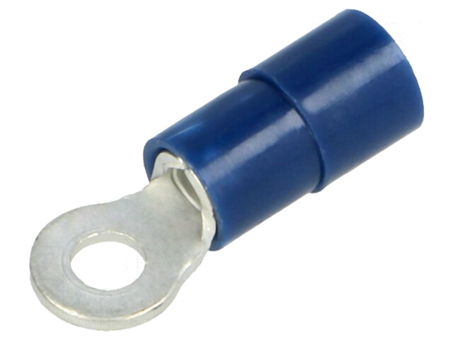 Uiteinde: oog; M3; Ø: 3,2mm; 1,5÷2,5mm2; klemmen; voor draad; blauw