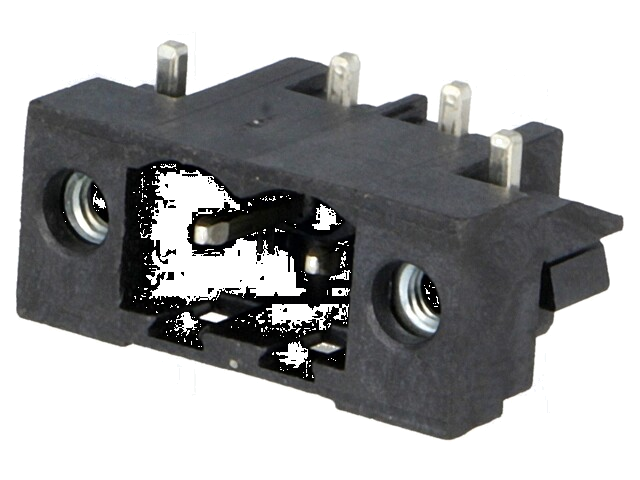 Ontkoppelbare terminal strip; 5mm; banen: 2; hoek van 90 °; THT
