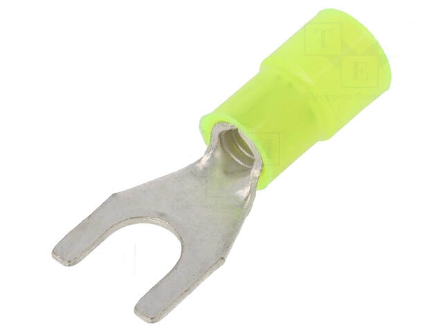 Uiteinde: vork; M6; Ø: 6,3mm; 4÷6mm2; klemmen; voor draad; vertind