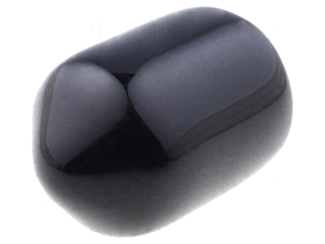 Opzetdopje; Lichaam: zwart; Øinw: 6mm; Mat: PVC Soft; L: 8mm