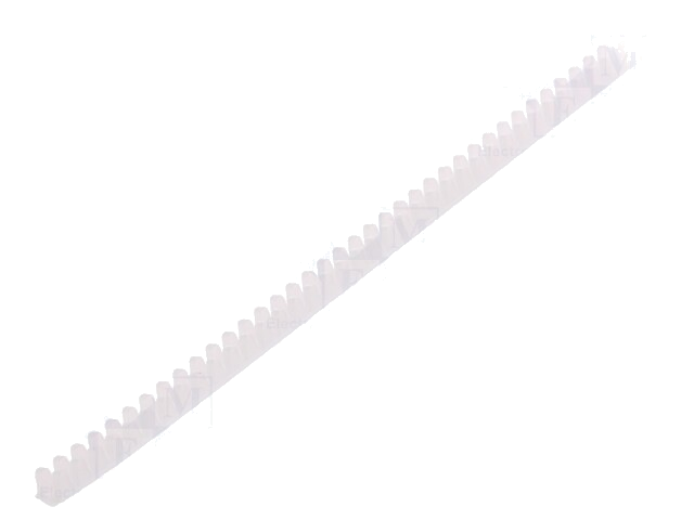 Randbescherming; polyamide; L: 30,5m; natuurlijk; H: 3,6mm; W: 3,4mm