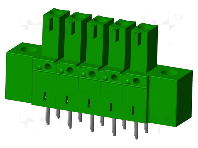 Connector: ontkoppelbare terminal strip; contact; vrouwelijk