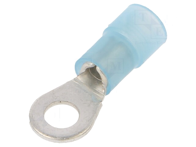 Uiteinde: oog; M4; Ø: 4,3mm; 1,5÷2,5mm2; klemmen; voor draad; blauw