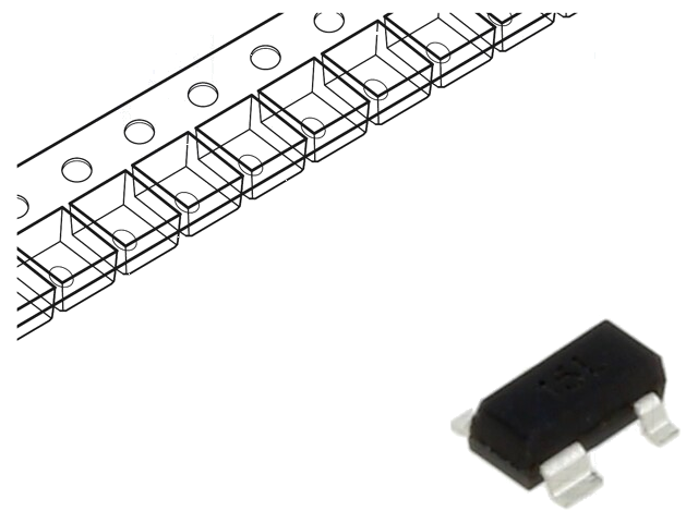 Diode: TVS netwerk; 16,7V; 15A; 500W; tweerichtings-; SOT143; Ch: 1