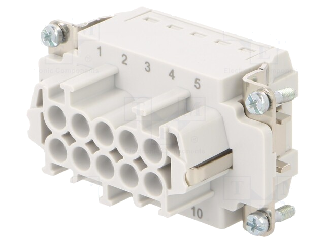 Connector: HDC; contactinzetstuk; vrouwelijk; EPIC H-BE; PIN: 10