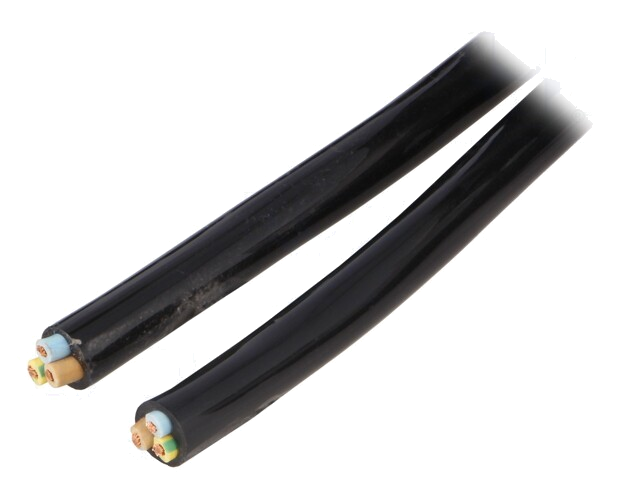 Leiding: spiraalvormig; SPIRAL H07BQ-F; 3G1,5mm2; PUR; zwart; 1m
