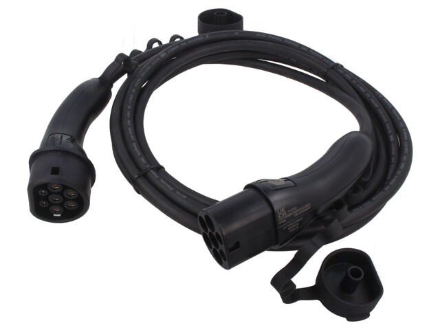 Kabel: eMobility; 1x0,5mm2,5x6mm2; 480V; 22kW; IP54; draden,Type 2