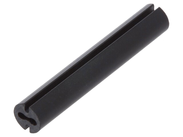 Afstandbus; LED; Øext: 4,8mm; ØLED: 3mm; L: 29mm; zwart; UL94V-0