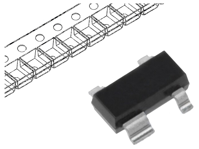 Diode: TVS netwerk; 6V; 25A; 500W; eenrichtings-; SOT143; Ch: 2