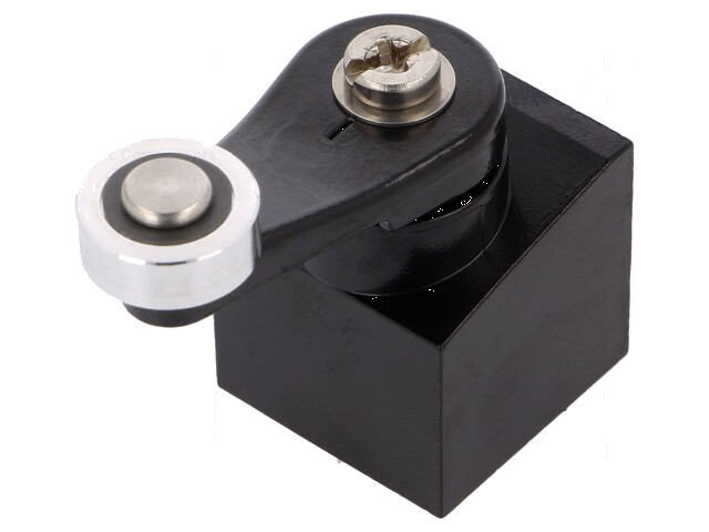 Aandrijfkop; hendel R 27mm, roller van metaal Ø14mm