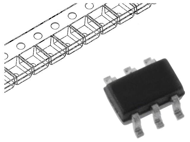 Diode: TVS netwerk; 6,2÷7,2V; 8A; 100W; gezamenlijke anode; SC88