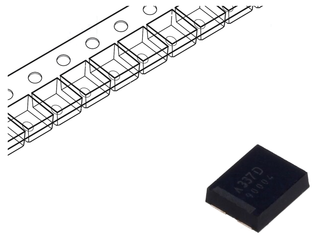Condensator: polymeer; low ESR; 330uF; 20VDC; 4; 2924; ESR: 100mΩ