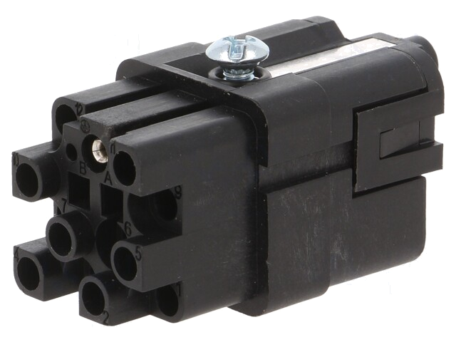 Connector: HDC; vrouwelijk; EPIC H-A; PIN: 13; 12+PE; maat H-A 3