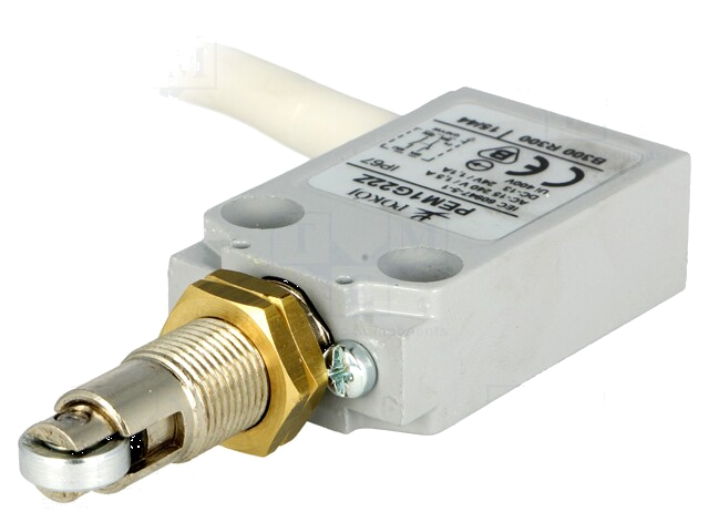 Eindschakelaar; NO + NC; 5A; max.240VAC; max.250VDC; kabel 1 m