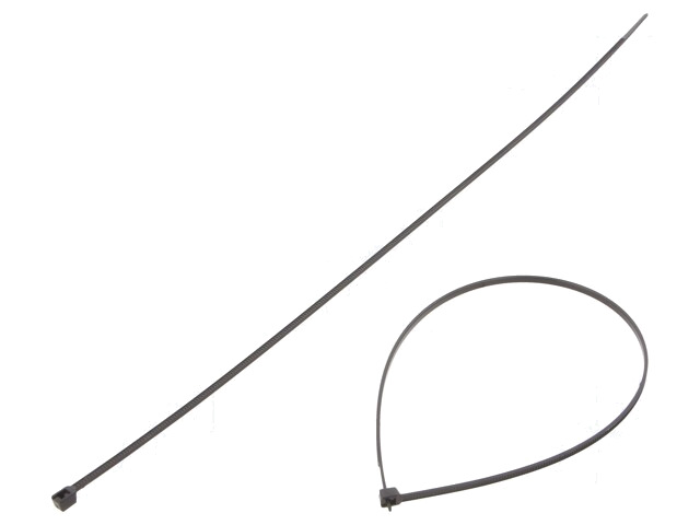 Kabelbinder; L: 330mm; W: 2,8mm; polyamide; 110N; zwart; Ømax: 95mm