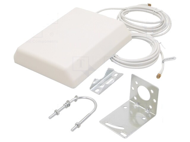 Antenne; wit; SMA; 50W; 600÷2700MHz; 50Ω; 3m; 14dBi; -20÷85°C; RG58