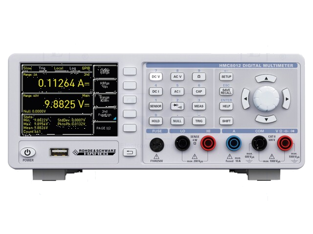 Tafelmultimeter; LCD TFT; Samplesnelheid: 200x/s; Stekker: EU