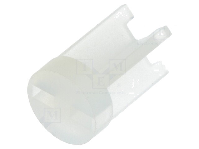 Afstandbus; LED; Øext: 6mm; ØLED: 5mm; L: 9,5mm; natuurlijk; UL94V-2