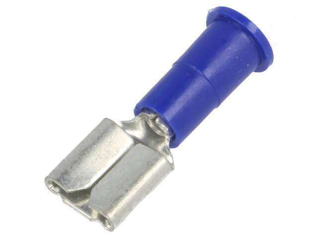Connector: vlak; 6,4mm; 0,8mm; vrouwelijk; klemmen; voor draad