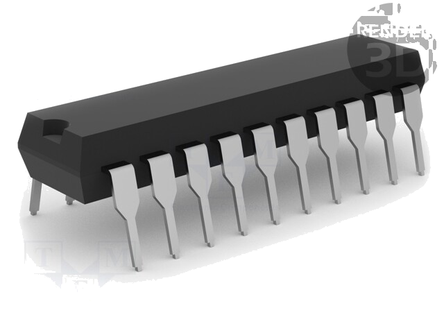 IC: microcontroller; DIP20; Interface: I2C,JTAG,SPI; Cmp: 8