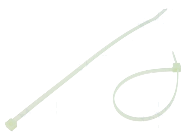 Kabelbinder; L: 200mm; W: 4,6mm; polyamide; 225N; natuurlijk; T50R